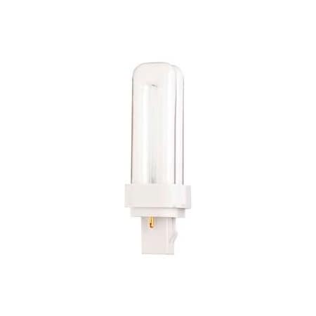 Sylvania 18 Watt CFL Light Bulb - 2-Pin G24d-2 Base, 3000K Warm White, Double Tube Fluorescent